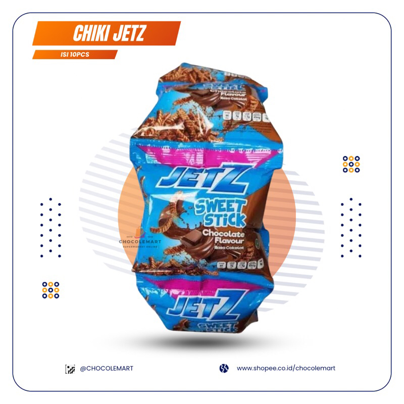 

PROMO 8.8 CHIKI JETZ RENCENG 18g ISI 10PCS || SNACK INDOFOOD