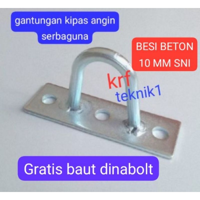 gantungan kipas angin bracket kipas angin gantungan / ceiling fan hook bracket kipas angin plapon pe