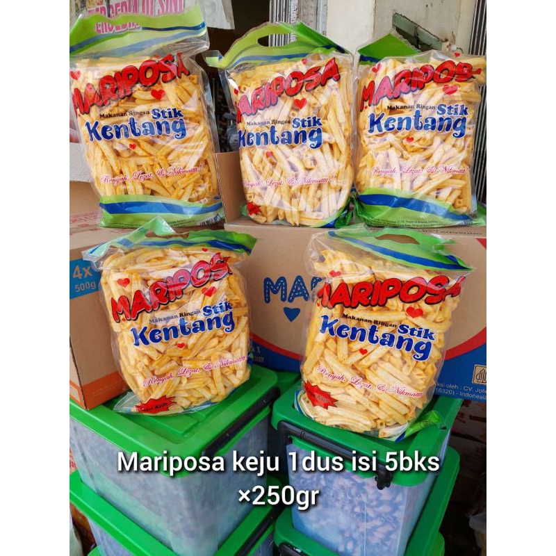 

Mariposa Stik Kentang 1dus 1rasa isi 5bks