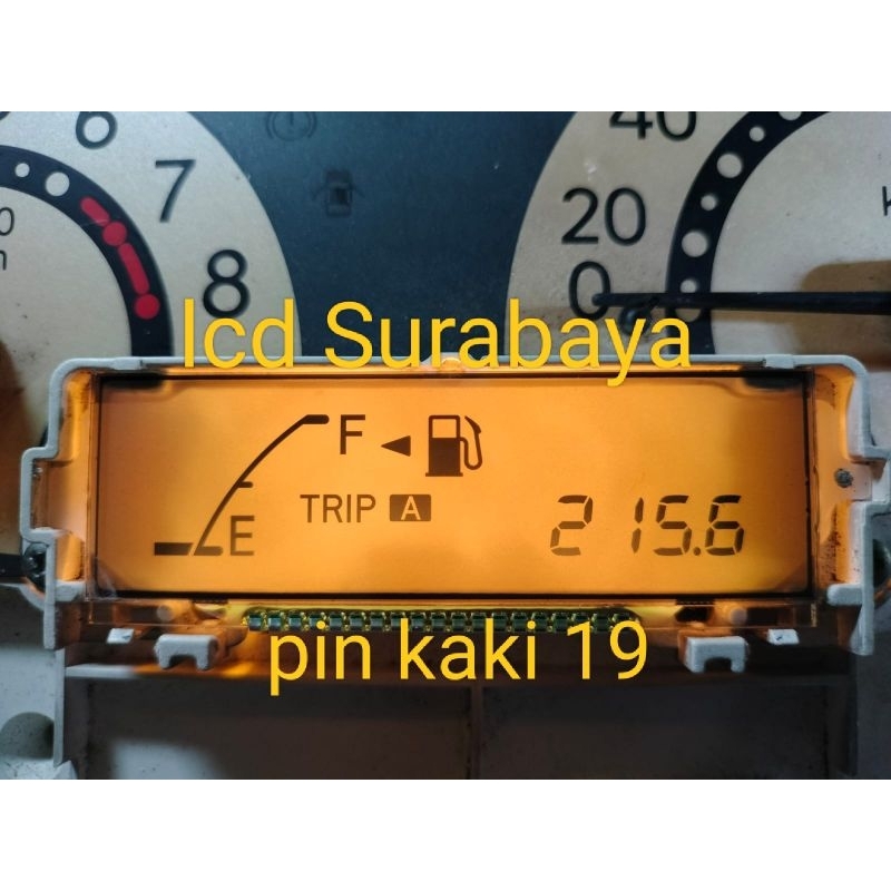 lcd speedometer Vios old gen1 lcd Vios gen 1
