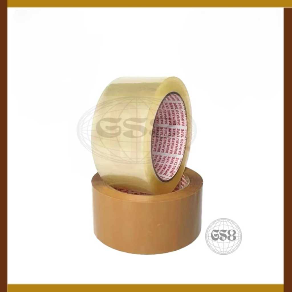 

(GS8)Lakban Bening Coklat 72Yard X 45Mm /Lakban Packing