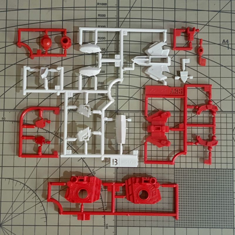 BANDAI MG 1/100 MASTER GRADE GUNPLA GUNDAM ASTRAY RED FRAME FLIGHT UNIT KAI DRAGON PART PARTS WAIST 