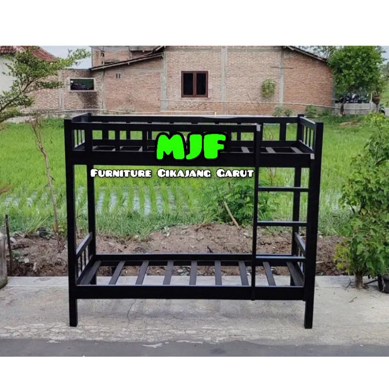 Dipan tingkat/Ranjang tingkat/Tempat tidur tingkat/Dipan dua susun/Ranjang loteng kayu/Ranjang kayy/