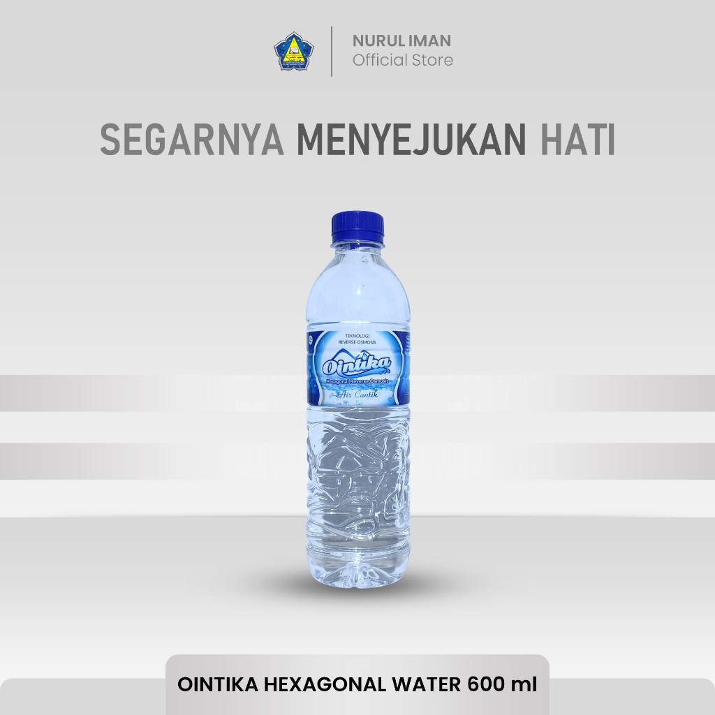 

OINTIKA Air Minum Hexagonal Kemasan Reverse Osmosis 600 ml