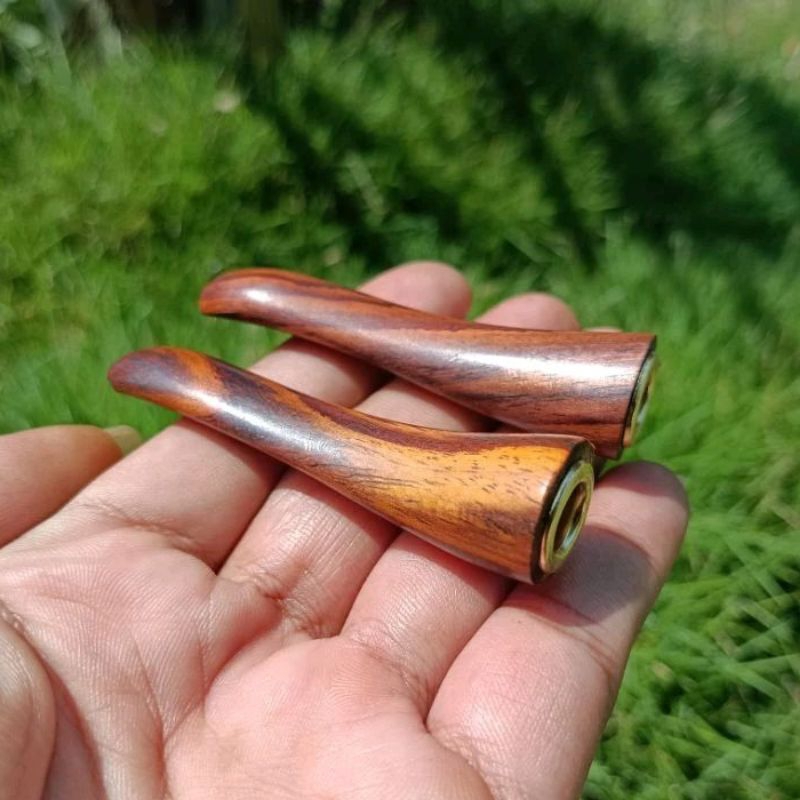 Once pipa kayu gaharu zebra merah mini