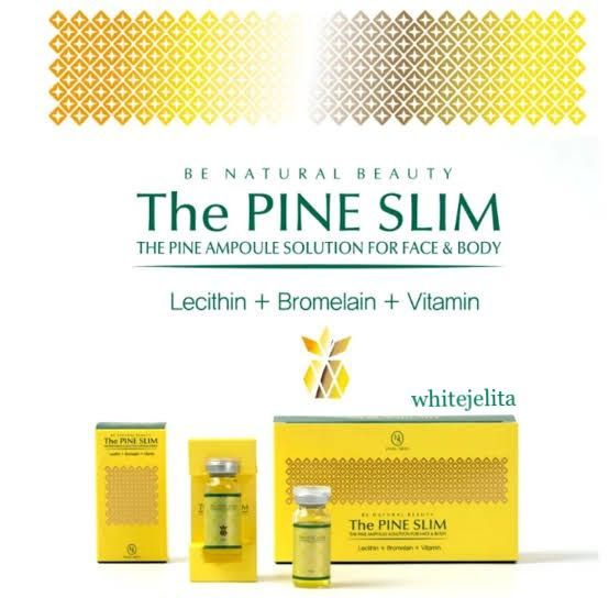 PASTI ORI  Pine Slim Face + Body Komposisi Natural