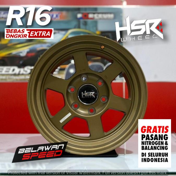 VELG R16 TRITON HILUX PAJERO FORTUNER RANGER FORD HSR TOKYO RING 16 TE37 BRONZE