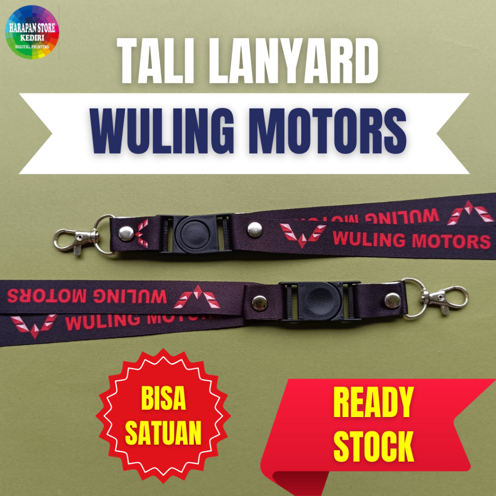 

[READY STOCK] TALI LANYARD ID CARD WULING MOTORS -BISA SATUAN