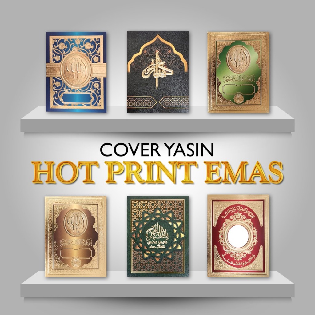 BUKU YASIN 96 HALAMAN, COVER EMAS TIMBUL, BUKU YASIN DAN TAHLIL