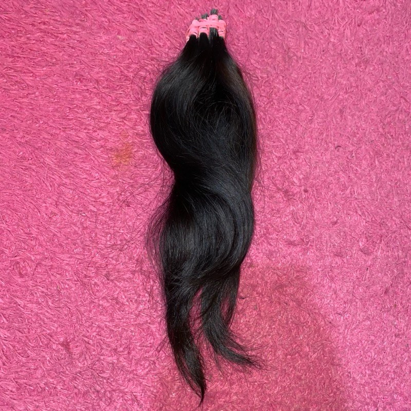 [PRELOVED] hair extension 120 helai warna hitam 40cm