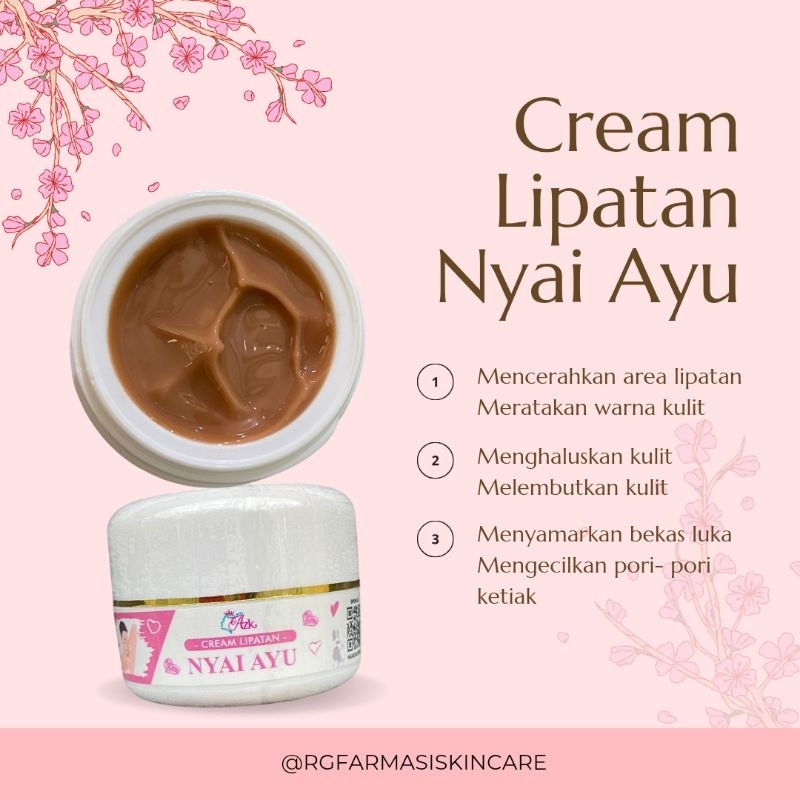 CREAM LIPATAN KETIAK SELANGKANGAN/ CREAM LIPATAN/ CREAM UNDERARM
