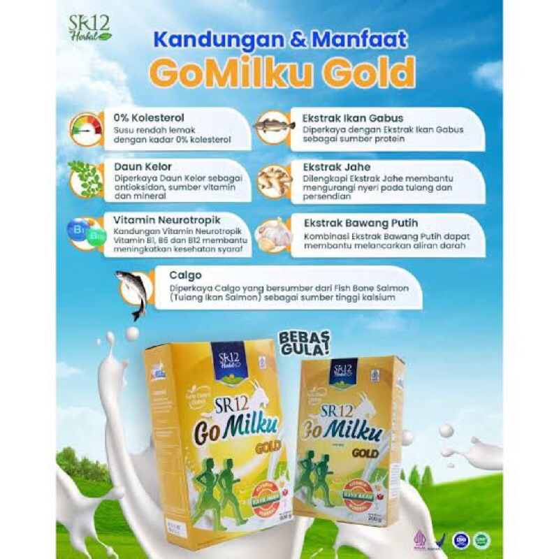 

SR12 Go Milku Gold susu kambing etawa