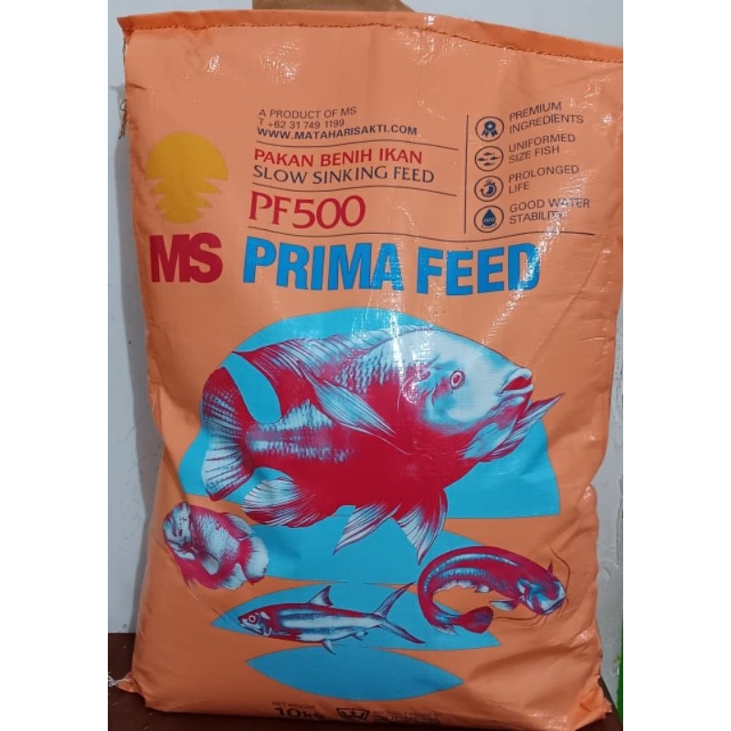 Pakan Benih Ikan PF 500, PF 800, PF 1000 (10kg)
