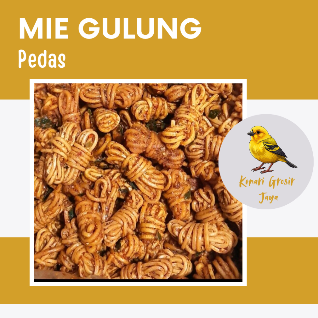 

Mie Gulung Pedas 250 Gram - 1 Kg | Camilan Enak Murah