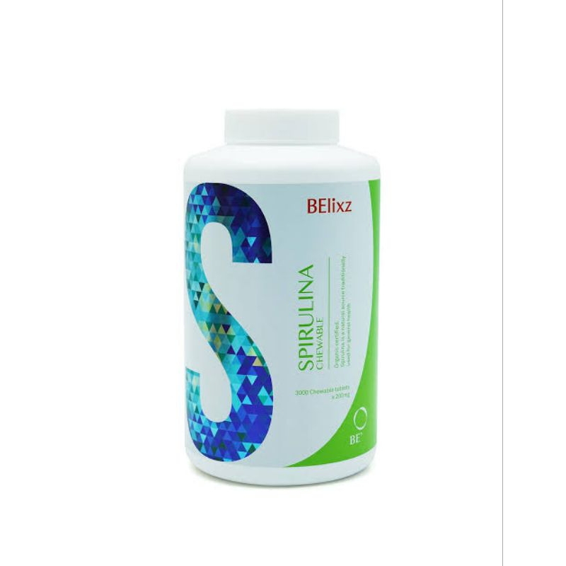 Spirulina Belixz produk kesehatan suplemen dari jepang 1 botol isi 500 kaplet