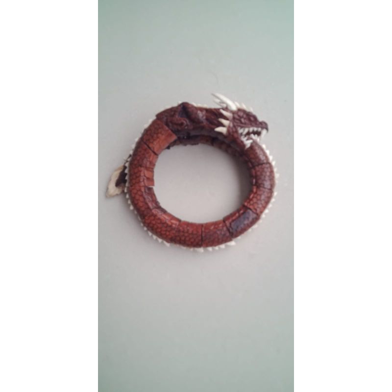 Gelang kayu nagasari ukir naga