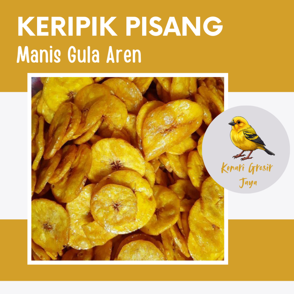 

Keripik Pisang Bulat Koin Gula Aren 250 Gram | Camilan Enak Murah