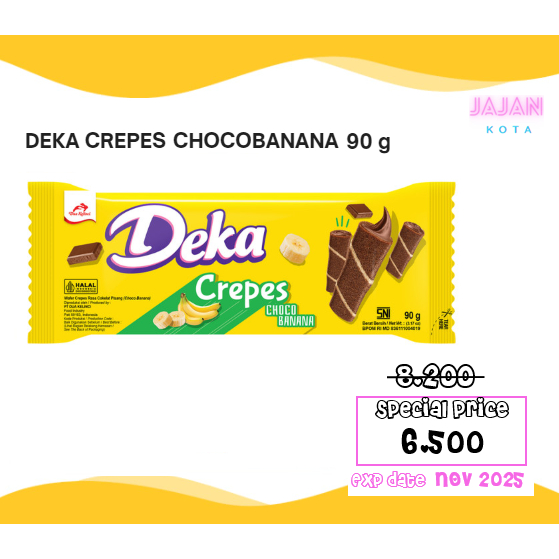 

DEKA CREPES CHOCOBANANA 90 GRAM