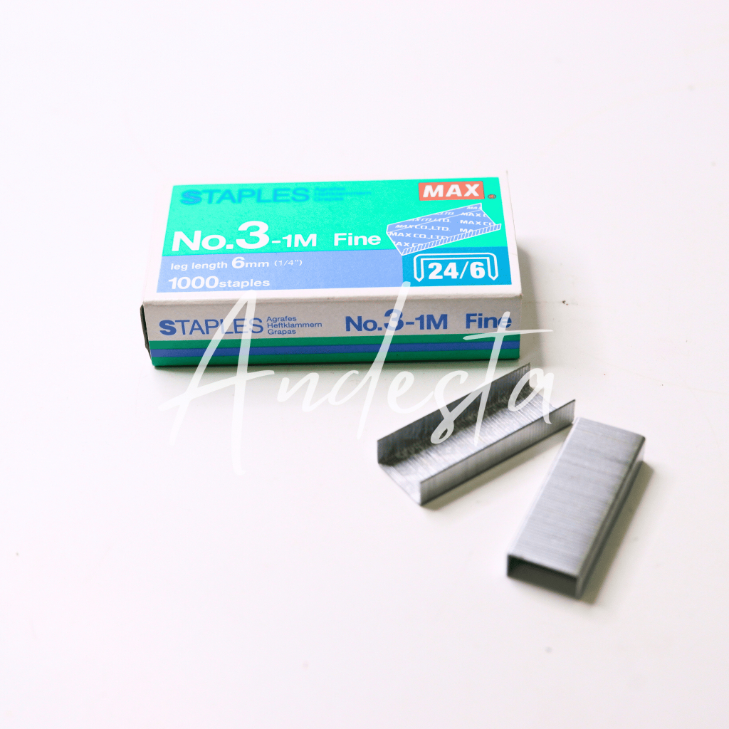 

[ MAX ] Staples Isi Stapler Hekter No.3 (24/6)