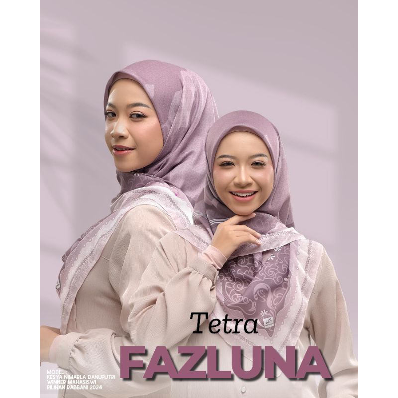 RABBANI - TETRA FAZLUNA AL - KERUDUNG SEGI EMPAT MOTIF RABBANI