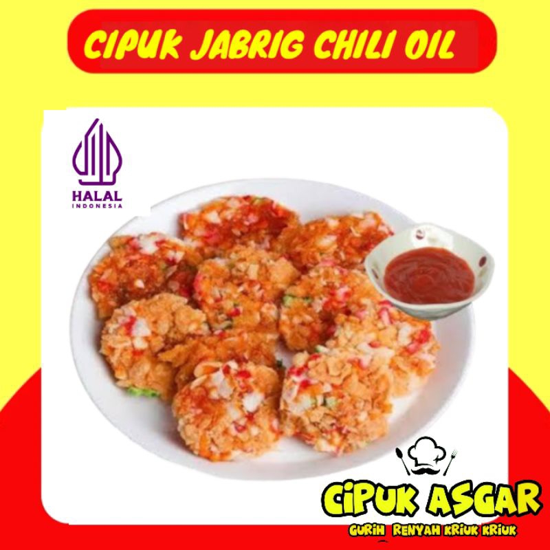

CIPUK JABRIG ACI KERUPUK ISI 10 GURIH KRIUK KRIUK CHILI OIL