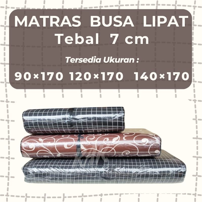 Promo Matras Kasur Lipat Busa Tebal 7cm Spon Busa Berkualitas Tidak Mudah Kempes Matras Busa Matras 