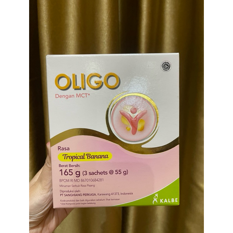 

Oligo susu bubuk rasa tropical banana