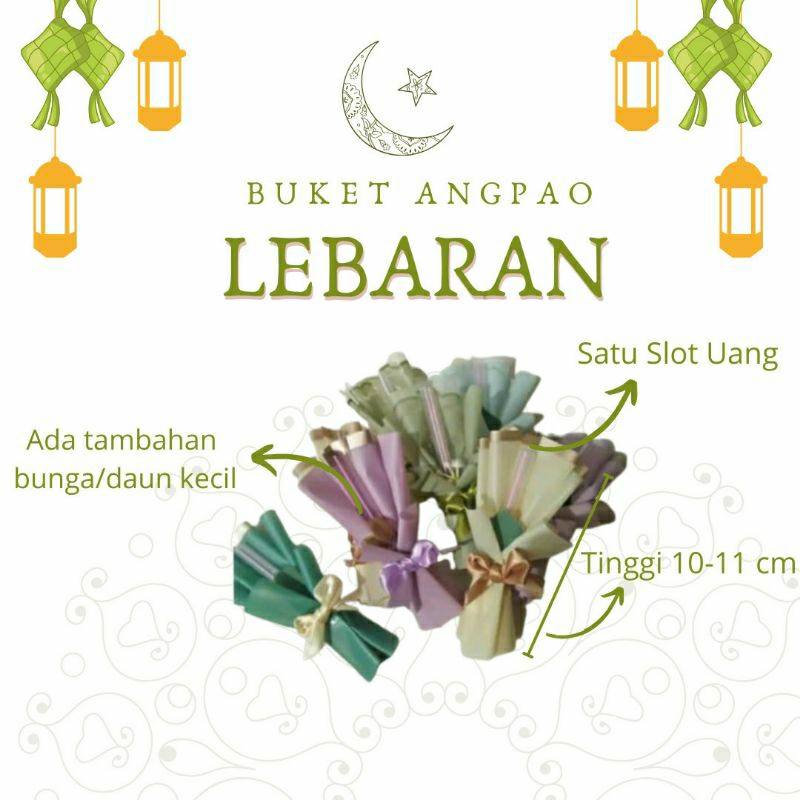 

[Dari Disinta] Buket Angpao Lebaran/ Buket Angpao Mini/ Angpao Cantik/ Buket Uang Mini / Buket Mini