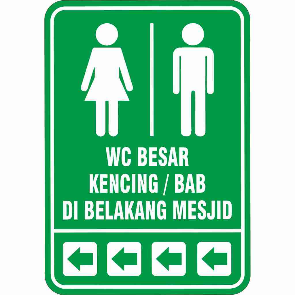 

STIKER PETUNJUK TOILET