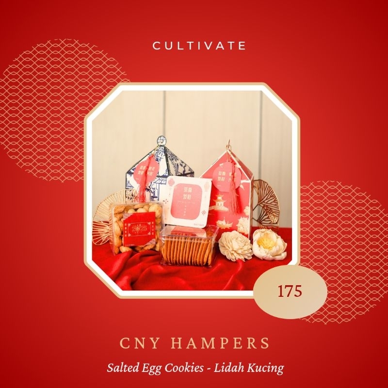 

CNY Hampers Kucing Salted Egg Cookies - Lidah