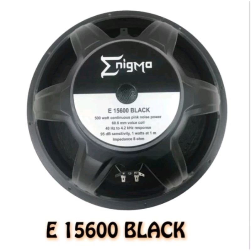 Speaker 15 inch Enigma 15600 Black Original