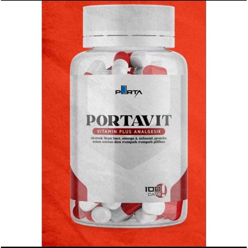 PORTAVIT 30 KAPSUL VITAMIN AYAM ADUAN PENAMBAH NAFSU MAKAN VITAMIN PENCEGAH AYAM KUNIN