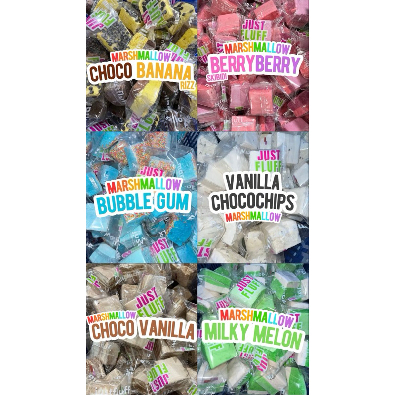 

marsmellow just fluff bungkus kecil viral dan enak