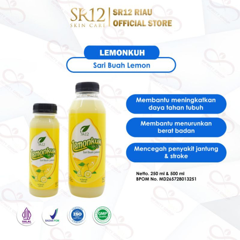 

LEMONKUH SR12 / SARI BUAH LEMON / MENURUNKAN BERAT BADAN / MENINGKATKAN DAYA TAHAN TUBUH / KESEHATAN