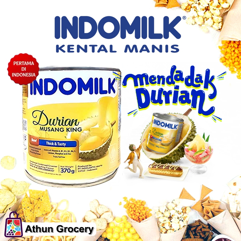 

Indomilk Susu Kental Manis Durian Musang King 370g