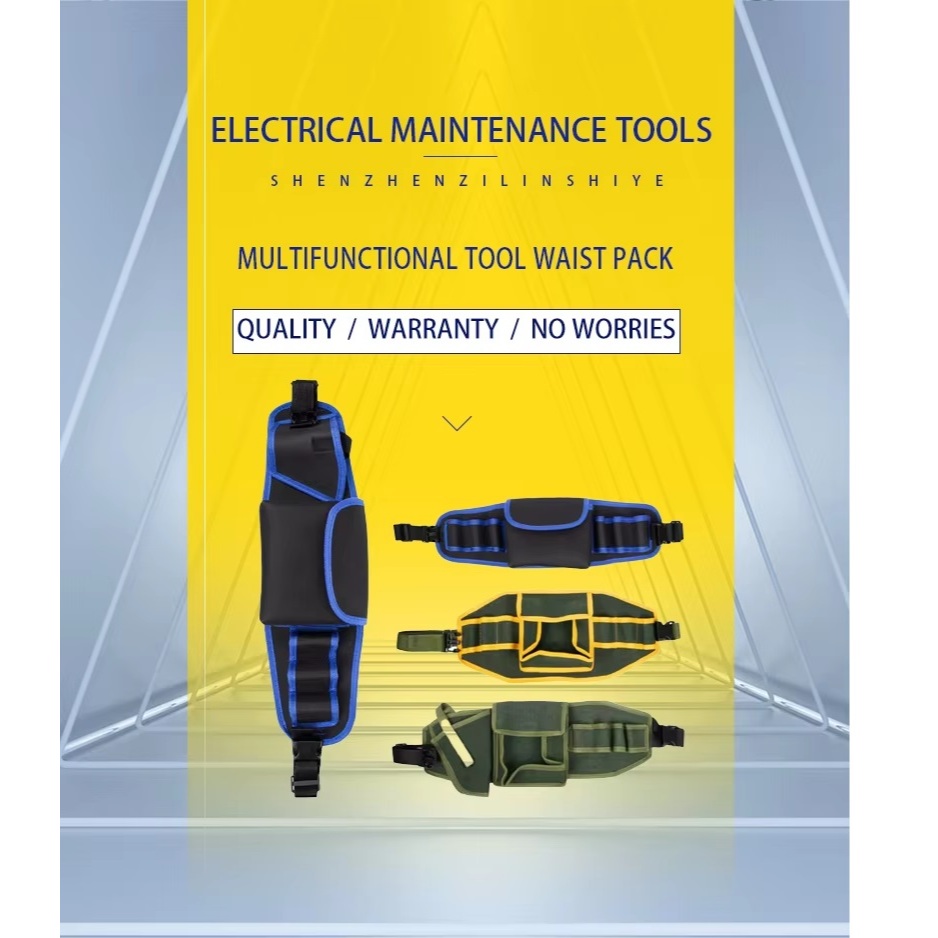 Perkakas Tas Pinggang Tukang Bangunan Listrik Multifungsi Murah