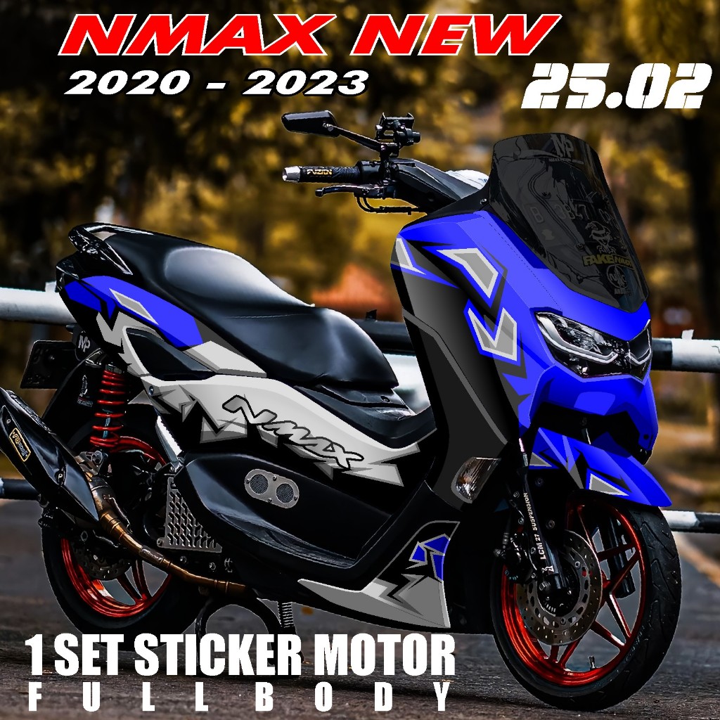 Decal DEKAL STICKER Nmax ALL NEW NMAX FULL BODY BODI TERBARU TERMURAH TER KEREN WARNA VIRAL POLOS SI