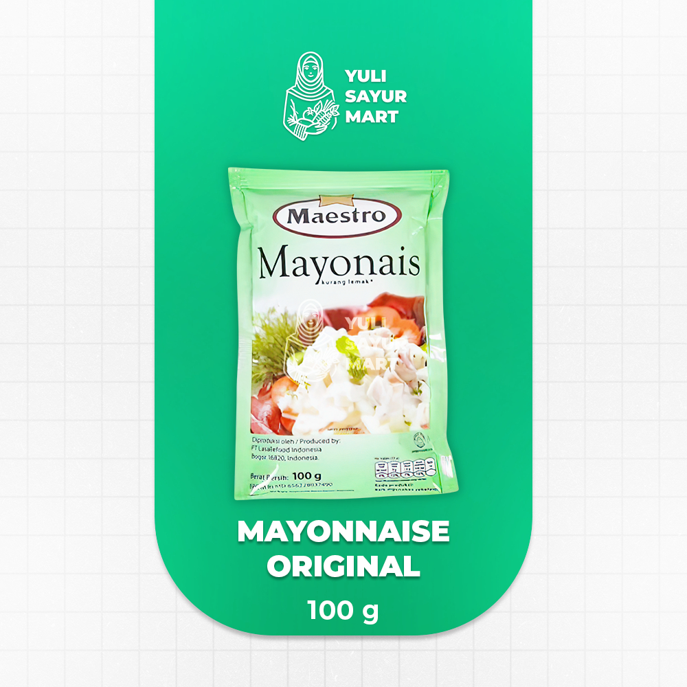 

Maestro Mayonnaise Original 100g - Yuli Sayur Mart