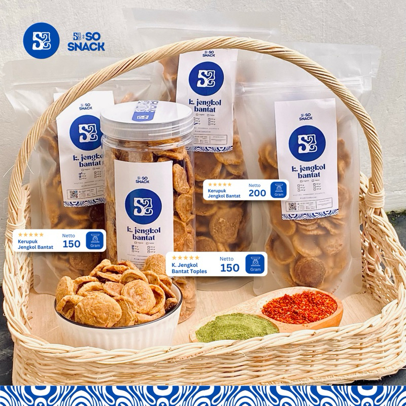 

SO SNACK Kerupuk Jengkol - Standing Pouch - Cemilan Viral – Makanan Ringan