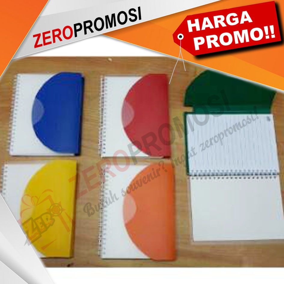 

Souvenir Blocknote Spiral Perusahaan - Memo Plastik Besar 903