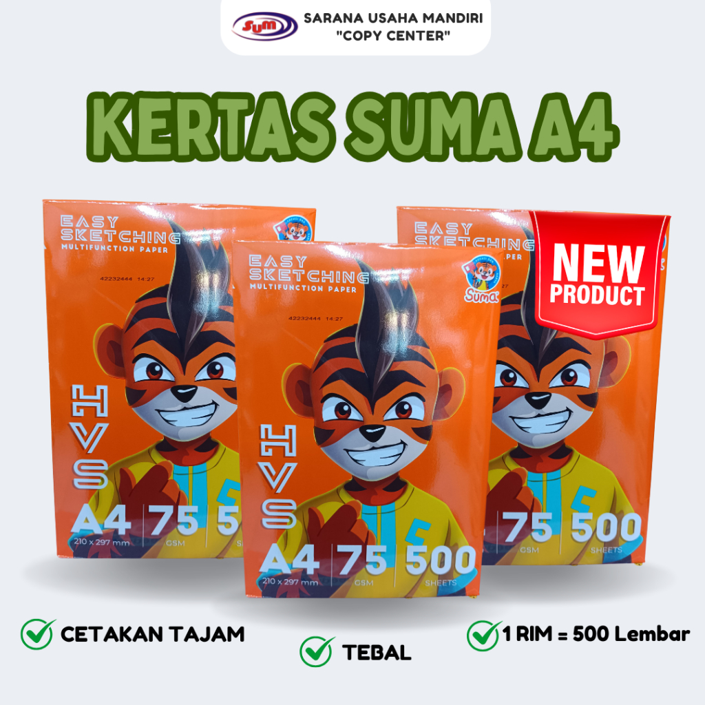 

Kertas suma A4 70gsm/kertas hvs a4 70gsm suma