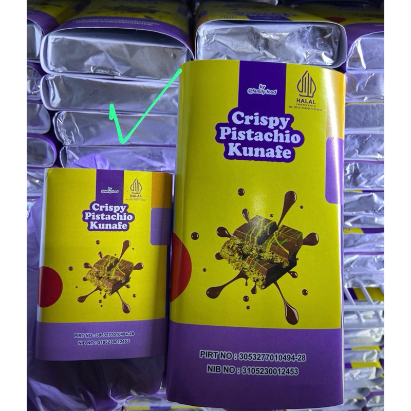 

crispy pistachio kunafe