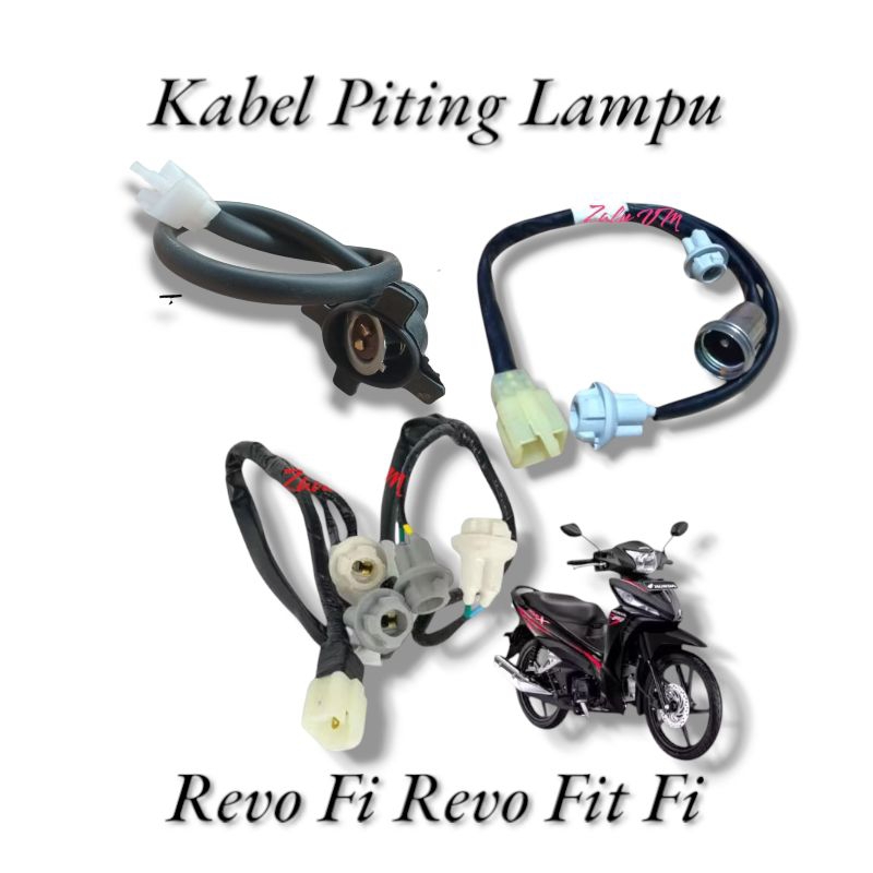 kabel piting lampu honda revo fi revo fit fi piting lampu depan belakang piting lampu sein senja rev
