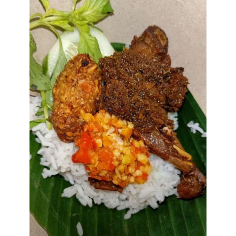 

nasi bebek sambal korek