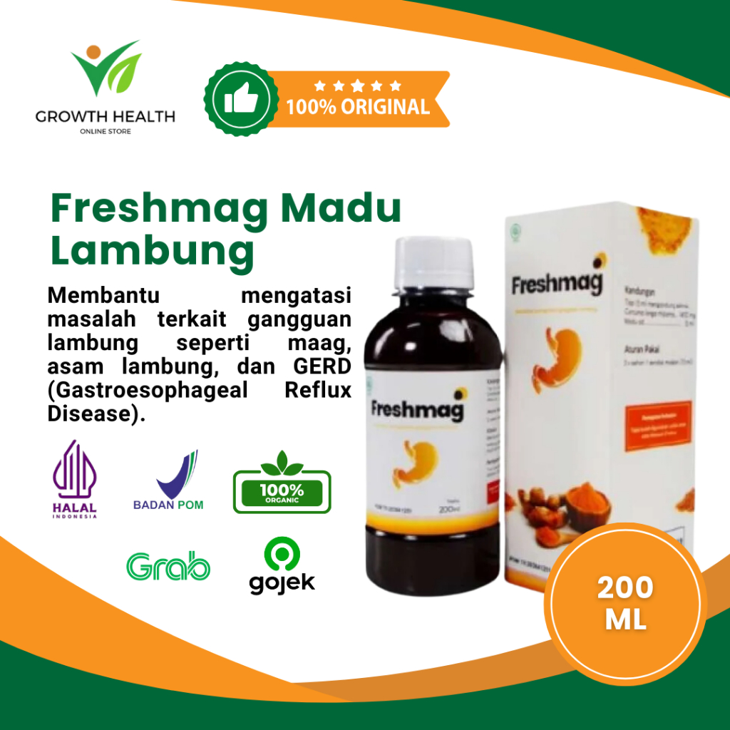 Freshmag Madu Lambung - Obat Herbal Atasi Maag Asam Lambung & Gerd