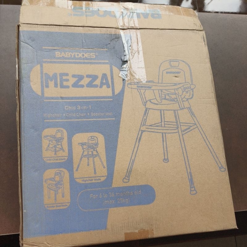 Baby chair MEZZA BABYDOES