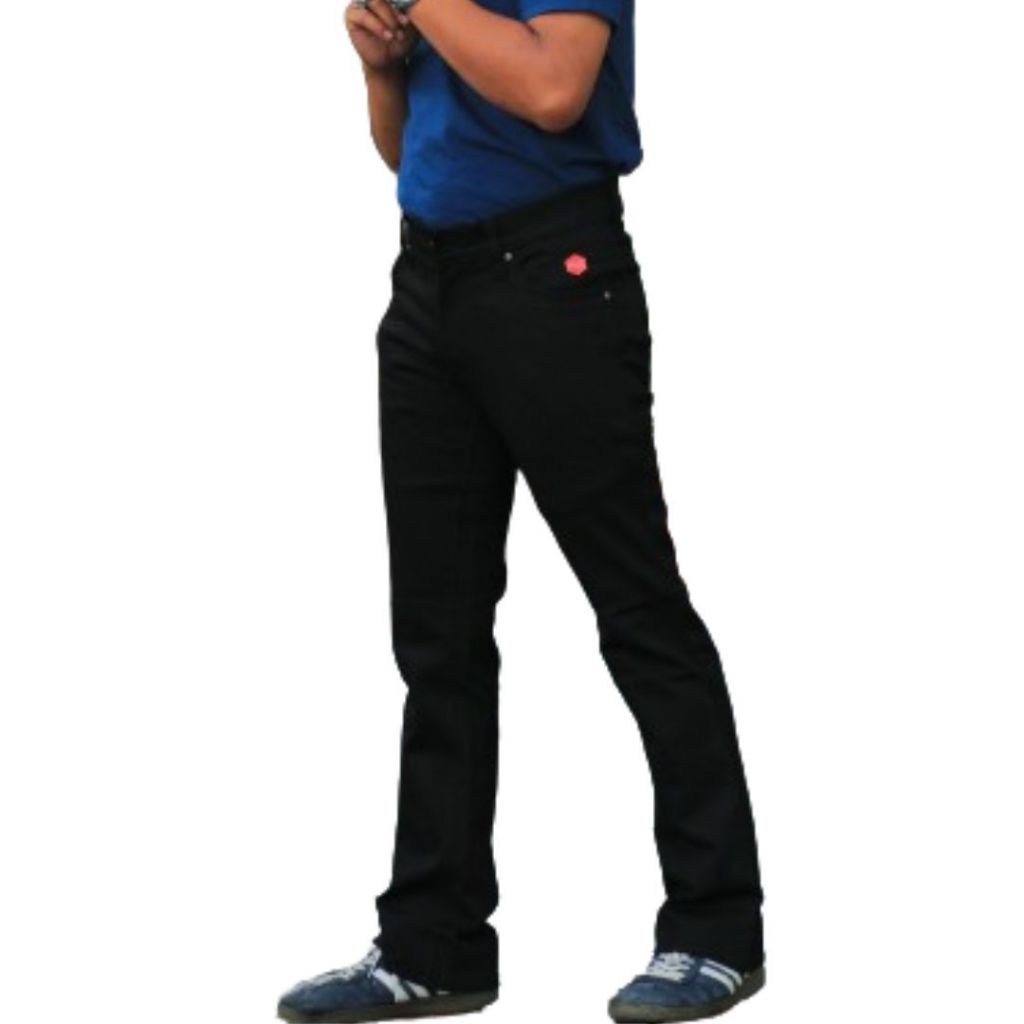 Celana Jeans Cutbray Pria Panjang Original Bahan Stretch Melar Jeans Pria Lepis Cutbray Panjang Pria