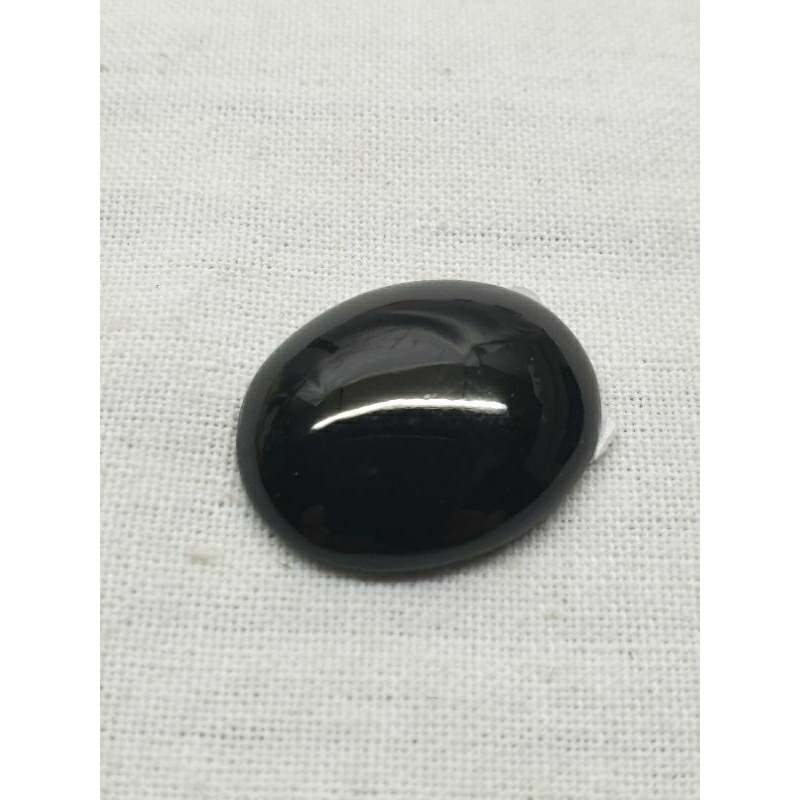Natural Giok Omphacite Jade tipe A Black Jade Mo Cui mengkilap hitam pekat