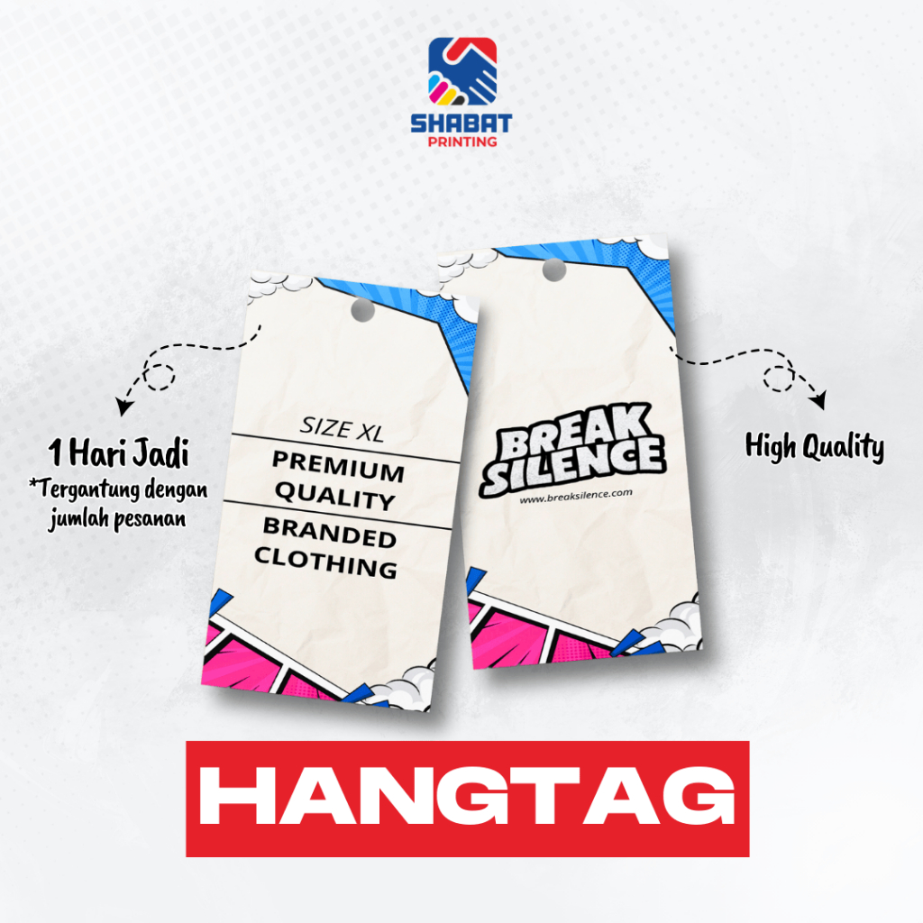 

Hang Tag Baju Art Carton 260 - Label Baju - Cetak Hangtag Baju - Label Merek - Hang Tag custom
