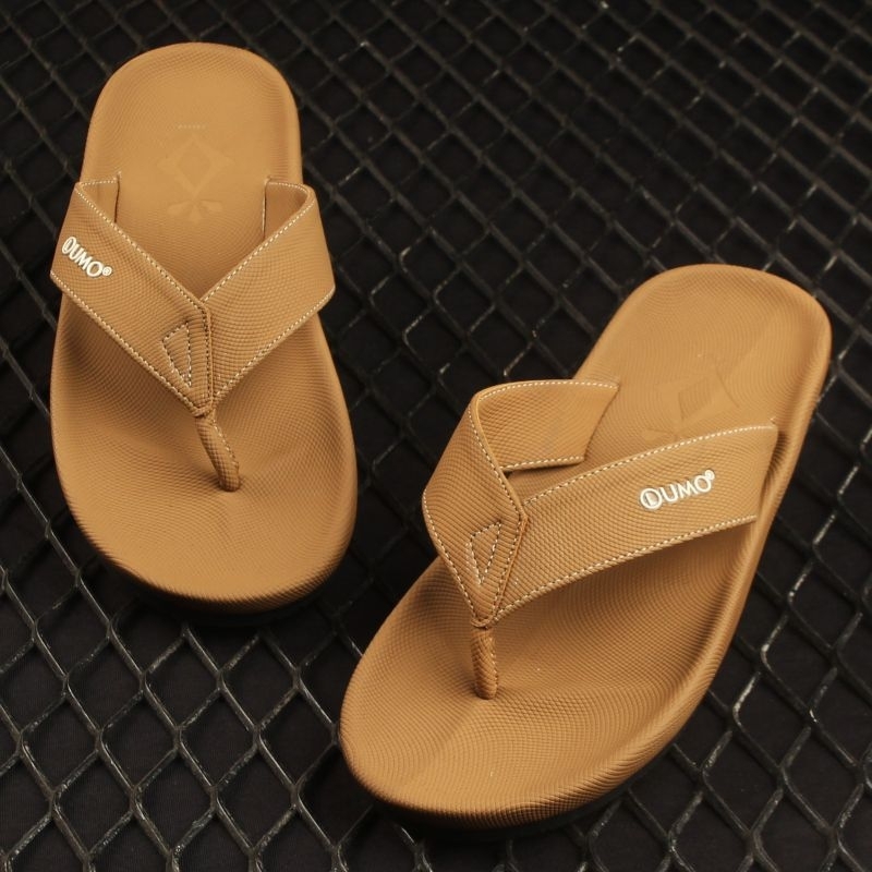 LUMO.LTD TERBARU "SN-DC-14-BR" SANDAL JEPIT/SANDAL KULIT HOOPS BANJARMASIN